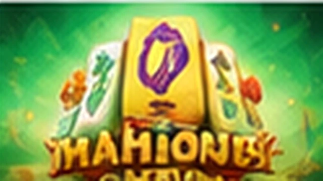 Ilustrasi game bertema mahjong